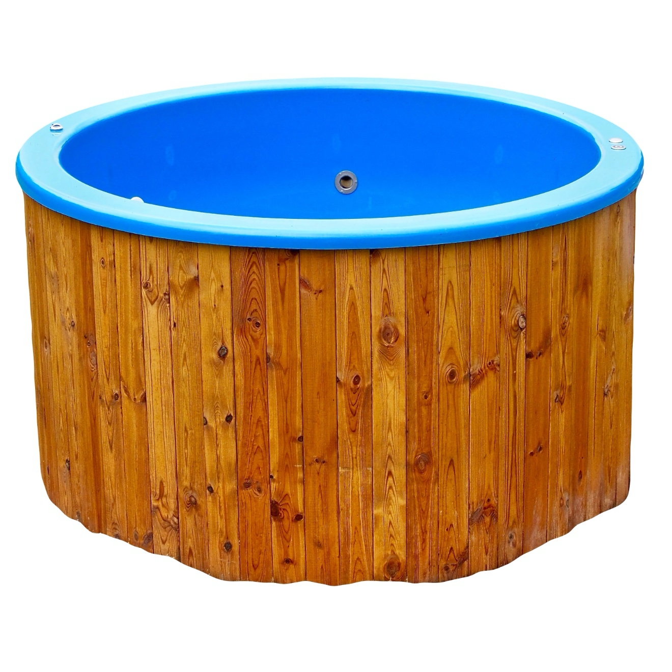 Wooden enclosure for hot tub